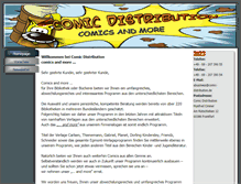 Tablet Screenshot of comic-distribution.de